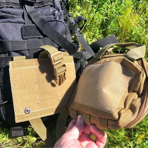 Tactical Quick Release Velcro Strap Handle Pouch 5 x 7 x 2.5 Inche Multipurpose - Picture 4 of 16